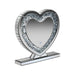 Euston Heart Shape Table Mirror Silver - Tony’s Furniture Store & Linen (GA) - Multi Location