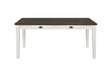 Kingman 4-drawer Dining Table Espresso and White - Tony’s Furniture Store & Linen (GA) - Multi Location