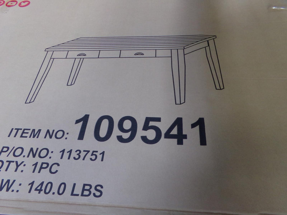 Kingman 4-drawer Dining Table Espresso and White - Tony’s Furniture Store & Linen (GA) - Multi Location