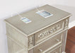 Heidi 3-drawer Nightstand Metallic Platinum - Tony’s Furniture Store & Linen (GA) - Multi Location