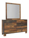 Sidney 6-drawer Dresser Rustic Pine - Tony’s Furniture Store & Linen (GA) - Multi Location