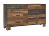 Sidney 6-drawer Dresser Rustic Pine - Tony’s Furniture Store & Linen (GA) - Multi Location