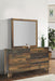 Sidney Square Dresser Mirror Rustic Pine - Tony’s Furniture Store & Linen (GA) - Multi Location