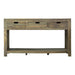 Esther 3-drawer Storage Console Table Natural Sheesham - Tony’s Furniture Store & Linen (GA) - Multi Location