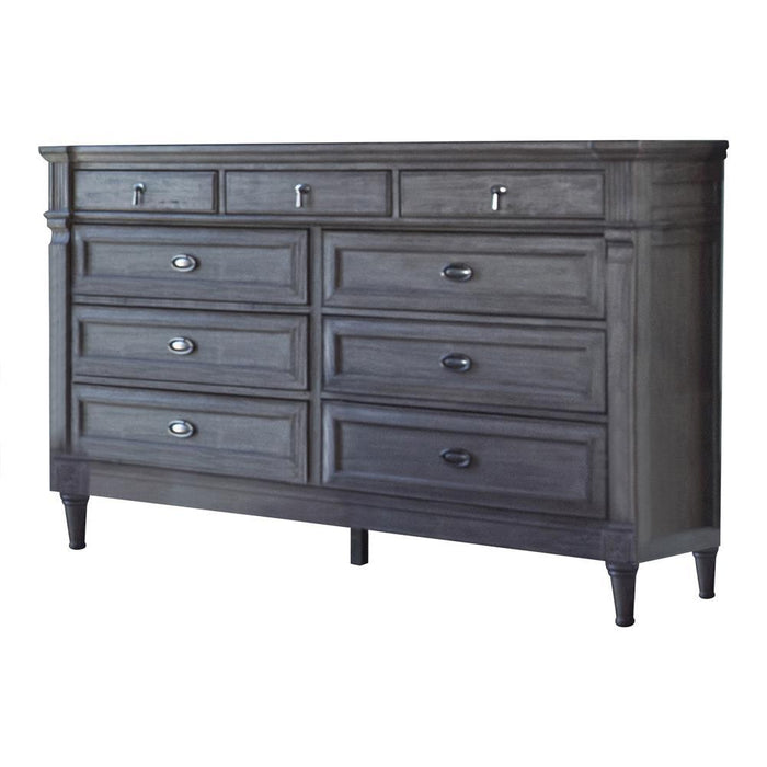 Alderwood 9-drawer Dresser French Grey - Tony’s Furniture Store & Linen (GA) - Multi Location
