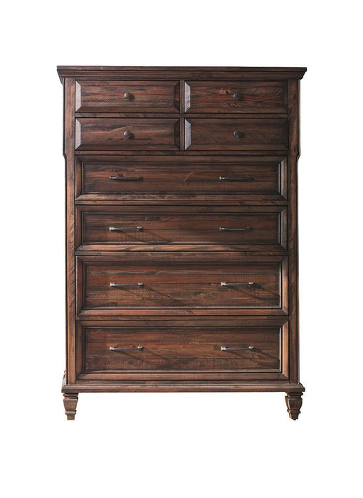 Avenue 8-drawer Chest Weathered Burnished Brown - Tony’s Furniture Store & Linen (GA) - Multi Location