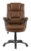 Nerris Adjustable Height Office Chair with Padded Arm Brown and Black - Tony’s Furniture Store & Linen (GA) - Multi Location