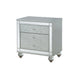 Gunnison 2-drawer Nightstand Silver Metallic - Tony’s Furniture Store & Linen (GA) - Multi Location