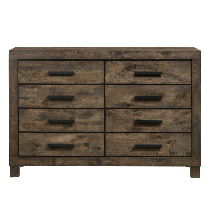 Woodmont 8-drawer Dresser Rustic Golden Brown - Tony’s Furniture Store & Linen (GA) - Multi Location