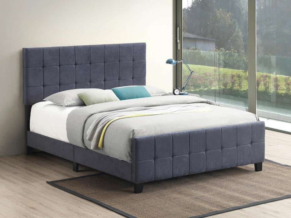 Fairfield Eastern King Upholstered Panel Bed Dark Grey - Tony’s Furniture Store & Linen (GA) - Multi Location