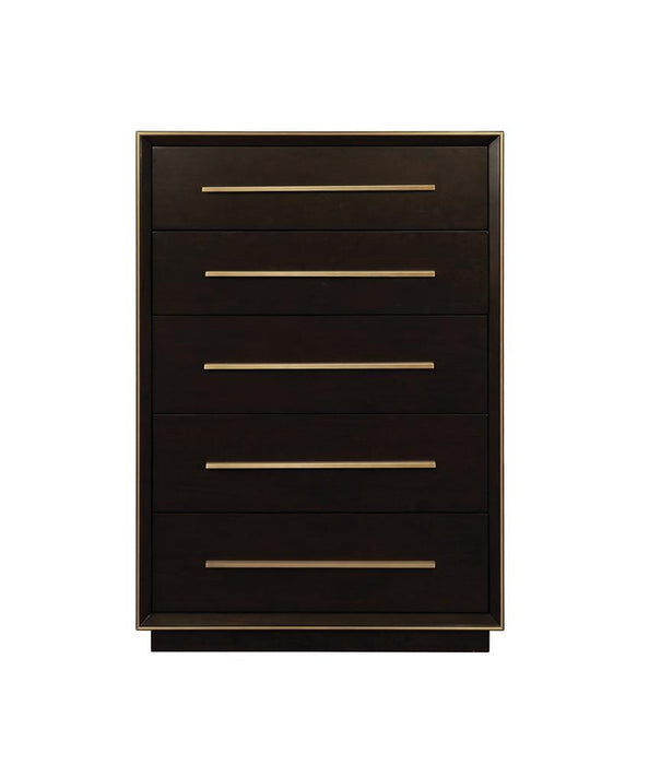 Durango 5-drawer Chest Smoked Peppercorn - Tony’s Furniture Store & Linen (GA) - Multi Location