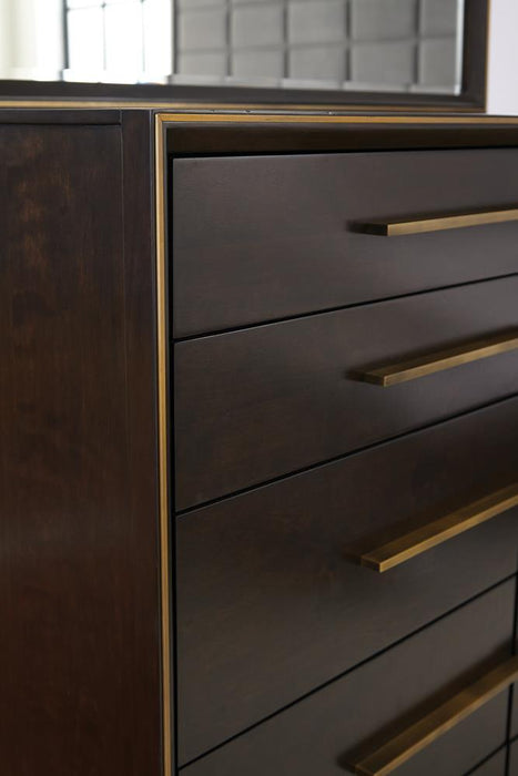 Durango 8-drawer Dresser Smoked Peppercorn - Tony’s Furniture Store & Linen (GA) - Multi Location