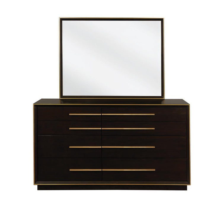 Durango Dresser Mirror Smoked Peppercorn - Tony’s Furniture Store & Linen (GA) - Multi Location