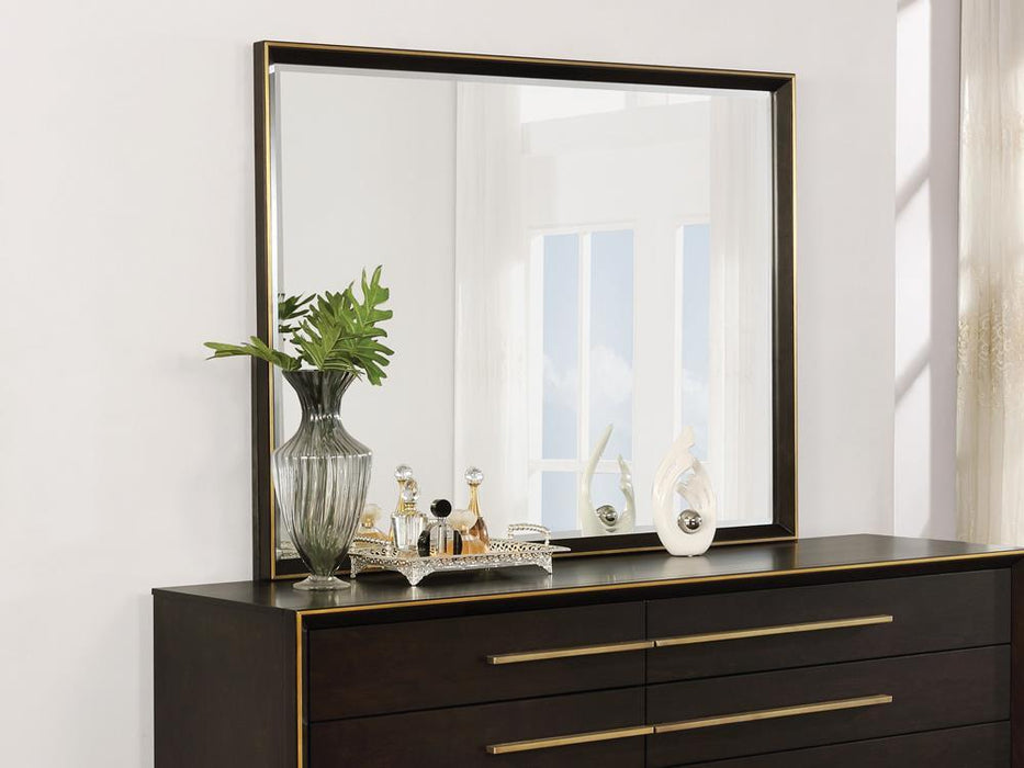 Durango Dresser Mirror Smoked Peppercorn - Tony’s Furniture Store & Linen (GA) - Multi Location