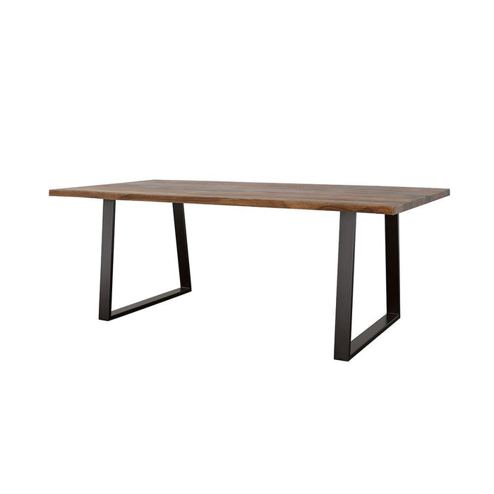 Ditman Live Edge Dining Table Grey Sheesham and Black - Tony’s Furniture Store & Linen (GA) - Multi Location