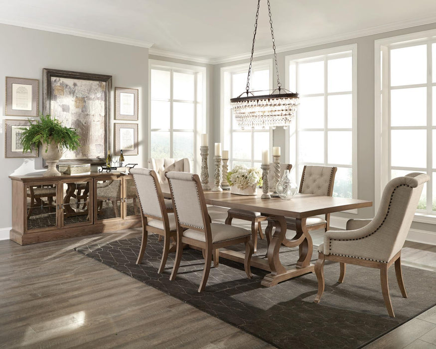 Brockway Trestle Dining Table Barley Brown - Tony’s Furniture Store & Linen (GA) - Multi Location