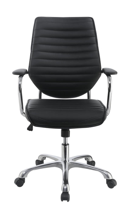 Chase High Back Office Chair Black and Chrome - Tony’s Furniture Store & Linen (GA) - Multi Location