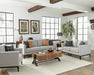 Apperson Cushioned Back Sofa Light Grey - Tony’s Furniture Store & Linen (GA) - Multi Location