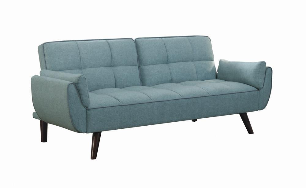 Caufield Biscuit-tufted Sofa Bed Turquoise Blue - Tony’s Furniture Store & Linen (GA) - Multi Location