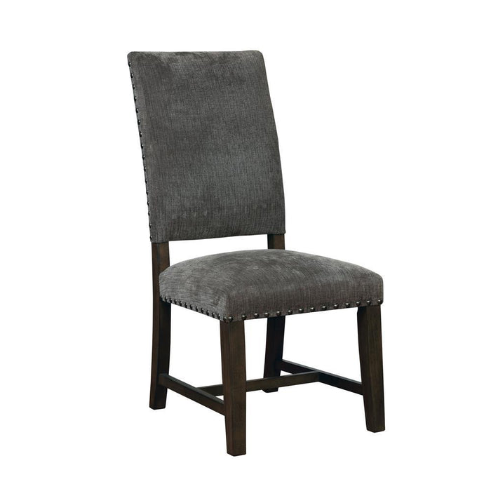 Twain Upholstered Side Chairs Warm Grey (Set of 2) - Tony’s Furniture Store & Linen (GA) - Multi Location