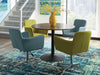 Cora Round Dining Table Walnut and Black - Tony’s Furniture Store & Linen (GA) - Multi Location