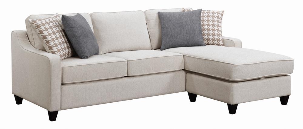 Mcloughlin Upholstered Sectional Platinum - Tony’s Furniture Store & Linen (GA) - Multi Location