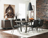 Aiken Tufted Dining Chairs Charcoal (Set of 4) - Tony’s Furniture Store & Linen (GA) - Multi Location