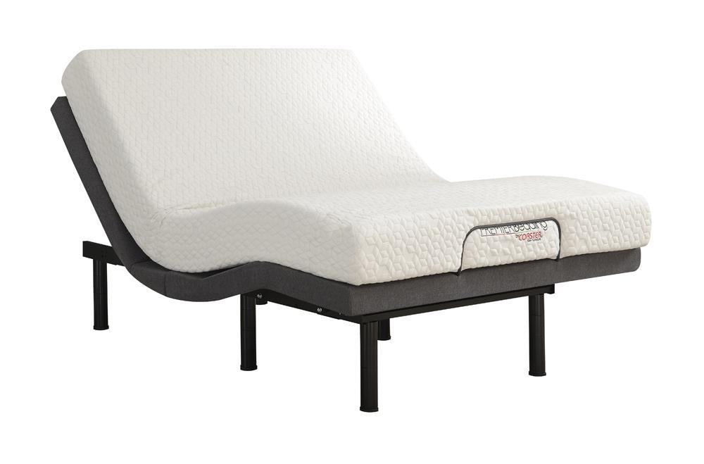 Negan Full Adjustable Bed Base Grey and Black - Tony’s Furniture Store & Linen (GA) - Multi Location