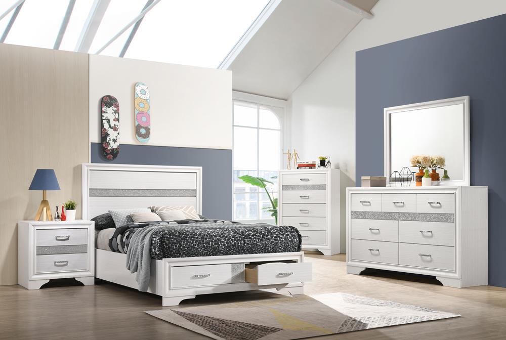 Miranda Full Storage Bed White - Tony’s Furniture Store & Linen (GA) - Multi Location