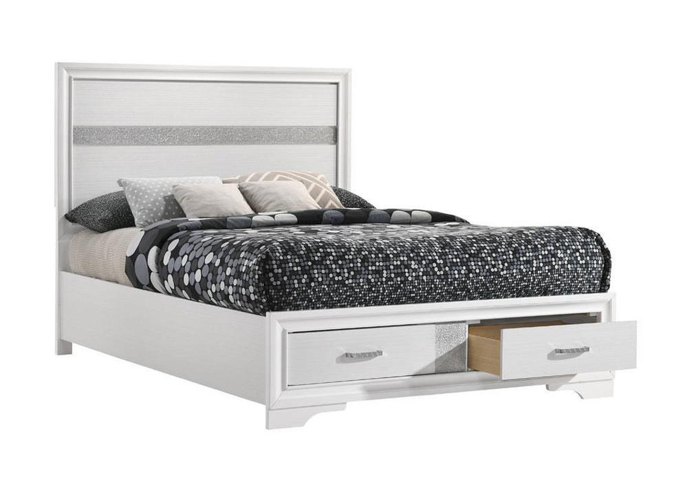 Miranda Full Storage Bed White - Tony’s Furniture Store & Linen (GA) - Multi Location