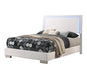 Felicity Full Panel Bed with LED Lighting Glossy White - Tony’s Furniture Store & Linen (GA) - Multi Location
