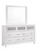 Barzini Rectangle Dresser Mirror White - Tony’s Furniture Store & Linen (GA) - Multi Location
