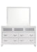 Barzini Rectangle Dresser Mirror White - Tony’s Furniture Store & Linen (GA) - Multi Location
