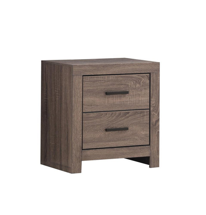 Brantford 2-drawer Nightstand Barrel Oak - Tony’s Furniture Store & Linen (GA) - Multi Location