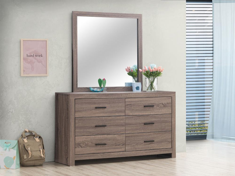 Brantford 6-drawer Dresser Barrel Oak - Tony’s Furniture Store & Linen (GA) - Multi Location