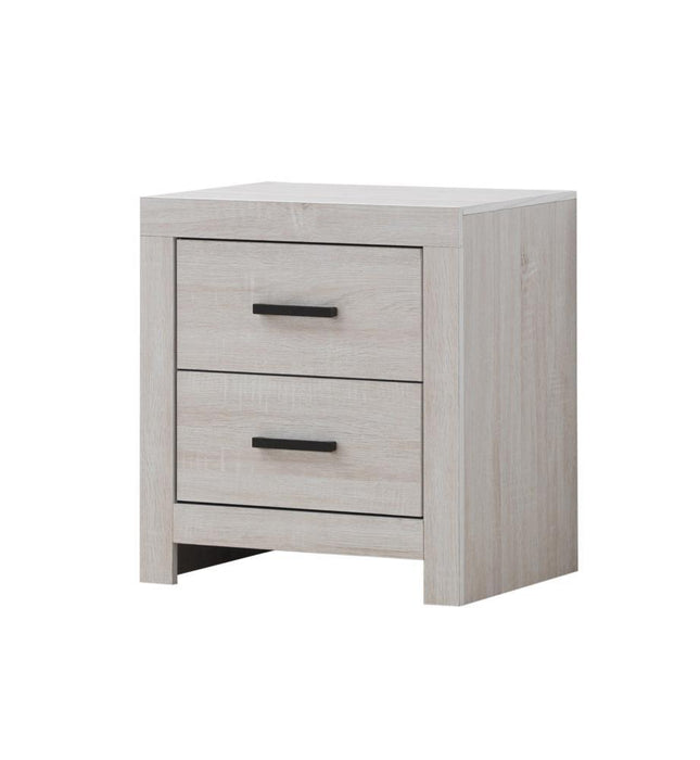 Brantford 2-drawer Nightstand Coastal White - Tony’s Furniture Store & Linen (GA) - Multi Location