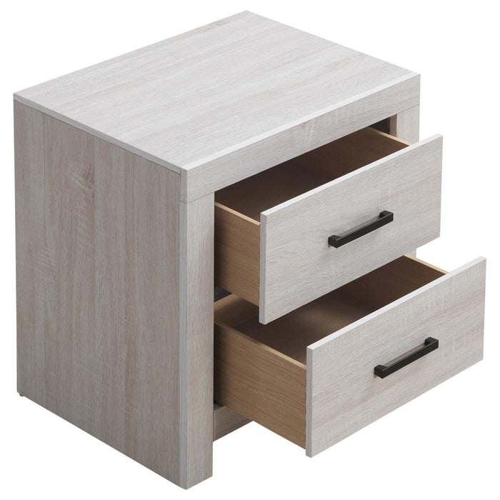 Brantford 2-drawer Nightstand Coastal White - Tony’s Furniture Store & Linen (GA) - Multi Location