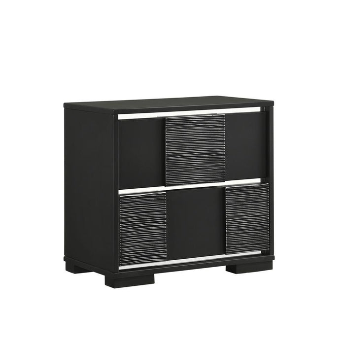 Blacktoft 2-drawer Nightstand Black - Tony’s Furniture Store & Linen (GA) - Multi Location