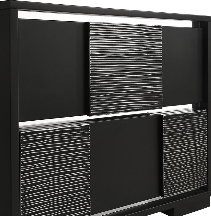 Blacktoft 2-drawer Nightstand Black - Tony’s Furniture Store & Linen (GA) - Multi Location