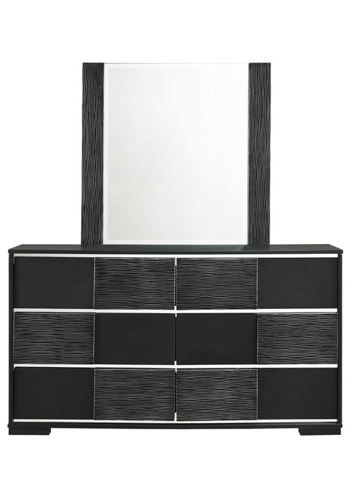 Blacktoft Rectangle Dresser Mirror Black - Tony’s Furniture Store & Linen (GA) - Multi Location