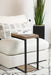 Beck C-Shape Snack Table Black and Antique Nutmeg - Tony’s Furniture Store & Linen (GA) - Multi Location