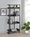 Ember 4-shelf Bookcase Dark Oak and Sandy Black - Tony’s Furniture Store & Linen (GA) - Multi Location