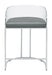 Thermosolis Acrylic Back Counter Height Stools Grey and Chrome (Set of 2) - Tony’s Furniture Store & Linen (GA) - Multi Location