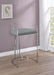 Thermosolis Acrylic Back Bar Stools Grey and Chrome (Set of 2) - Tony’s Furniture Store & Linen (GA) - Multi Location