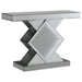 Moody Console Table with LED Lighting Silver - Tony’s Furniture Store & Linen (GA) - Multi Location