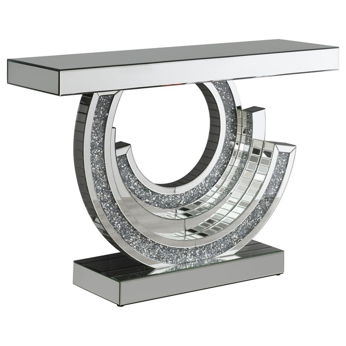 Imogen Multi-dimensional Console Table Silver - Tony’s Furniture Store & Linen (GA) - Multi Location