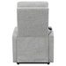 Howie Tufted Upholstered Power Lift Recliner Grey - Tony’s Furniture Store & Linen (GA) - Multi Location