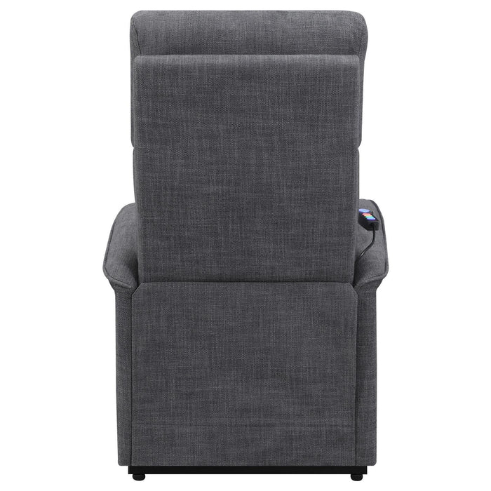Herrera Power Lift Recliner with Wired Remote Charcoal - Tony’s Furniture Store & Linen (GA) - Multi Location