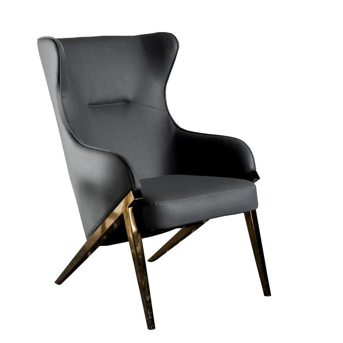 Walker Upholstered Accent Chair Slate and Bronze - Tony’s Furniture Store & Linen (GA) - Multi Location