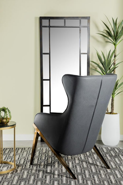 Walker Upholstered Accent Chair Slate and Bronze - Tony’s Furniture Store & Linen (GA) - Multi Location